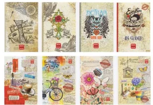 Notatnik ozdobny A4 80 stron kratka mix okładek - Artykuły biurowe - miniaturka - grafika 2