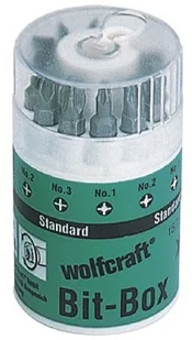 WOLFCRAFT Zestaw końcówek Solid (9 bitów + uchwyt) 1575000 - Klucze i nasadki - miniaturka - grafika 2