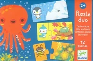 Puzzle - Djeco Puzzle tekturowe duo Zabawa w chowanego - miniaturka - grafika 1