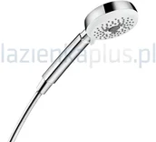 Słuchawki prysznicowe - Hansgrohe Crometta 85 Główka prysznicowa Multi biały/chrom 26823400 - miniaturka - grafika 1