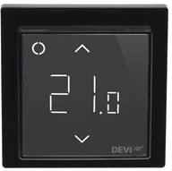 Regulatory i termostaty - DEVIreg Termostat Smart Wi-Fi czarny 140F1143 - miniaturka - grafika 1