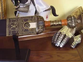 Repliki - broń - Płatnerze hiszpańscy WYJĄTKOWY GLADIUS JULIUSZA CEZARA Z POCHWĄ - miniaturka - grafika 1