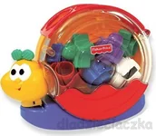 Klocki - Fisher Price GRAJĄCY ŚLIMAK SMAKOSZ KLOCKÓW 71922 - miniaturka - grafika 1