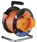 Przedłużacze i rozgałęźniki - Emos PL Sp. z o.o. Przedłużacz ZWIJANY 1G / PVC/ 3x1,5 / 50 m P19150 - miniaturka - grafika 1