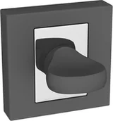 Szyldy i rozety - Kuchinox Rozeta kwadratowa WC GRAFIT LK5 503A - miniaturka - grafika 1