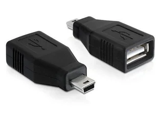 Delock Adapter USB A(F)->USB Mini(M) 65277 - Adaptery i przejściówki - miniaturka - grafika 5