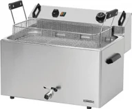 Frytownice gastronomiczne - Casselin Frytkownica elektryczna - 16L | 9000W / 400V CFB16 - miniaturka - grafika 1