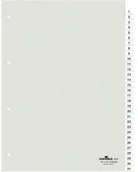 Przekładki do segregatorów - DURABLE Przekładka A4, kpl.31 (indeksy wsuwane do opisywania) - miniaturka - grafika 1