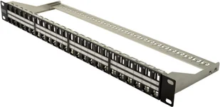 Digitus Professional Patchpanel 48 Portów Professional Modular High Density Patch Panel geschirmt 1 U - Panele krosownicze Digitus Professional Patchpanel 48 Portów Professional Modular High Density Patch Panel geschirmt 1 U - Panele krosownicze - miniaturka - grafika 1
