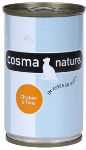 Cosma 5 + 1 gratis! Nature 6 x 140 g Kurczak i łosoś - Mokra karma dla kotów - miniaturka - grafika 2