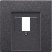 Gniazdka elektryczne - Jung Płytka centralna gniazda gonikowego - LS Metal Finish Anthracite AL2969TAN - miniaturka - grafika 1