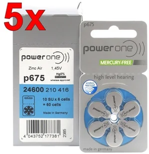 Varta 300 x baterie do aparatów słuchowych Power One 675 MF - Baterie i akcesoria - miniaturka - grafika 2