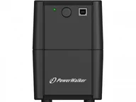 Zasilacze awaryjne UPS - PowerWalker UPS LINE-INTERACTIVE 650VA 2X SCHUKO OUT, RJ11 IN/OUT, USB VI650SE-SCHUKO - miniaturka - grafika 1
