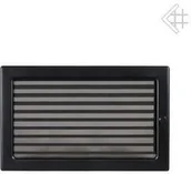 Akcesoria kominkowe - Kratki.pl Kratka kominkowa malowana czarna 22x30 z żaluzją 6674-898A9_2013020210 - miniaturka - grafika 1