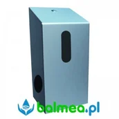 Dozowniki papieru i mydła dla firm - Merida Podajnik na dwie rolki papieru toaletowego STELLA - stal matowa BSM501 - miniaturka - grafika 1