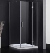 Kabiny prysznicowe - Omnires Manhattan Lux 90x90 ADC90X LUX-T - miniaturka - grafika 1