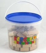 Klocki - B&B Klocki naturlane w wiaderku - miniaturka - grafika 1
