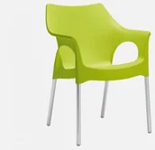 Krzesła - SCAB Design Krzesło Ola zielone 2118 - miniaturka - grafika 1