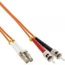 InLine 88518 LWL Duplex Cable (LC/ST, 50/125 m, OM2, 25 m) 88518 - Kable światłowodowe - miniaturka - grafika 2