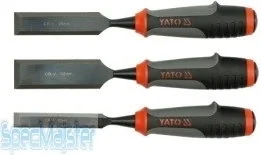 Yato Dłuta stolarskie do drewna zestaw 3 szt. YT-6280 - Pilniki - miniaturka - grafika 5