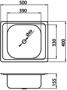 Ferro DR40/50A - Zlewozmywaki - miniaturka - grafika 2