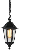 Lampy ogrodowe - QAZQA Romantyczna zewnętrzna lampa wisząca czarna IP44 - New Haven - miniaturka - grafika 1
