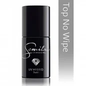Utwardzacze do paznokci - Semilac TOP NO WIPE do lakieru hybrydowego, 7ml - miniaturka - grafika 1