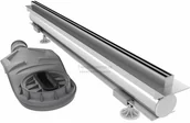 Odpływy liniowe - Schedpol odpływ liniowy 80 cm Slit Advance z kołnierzem OLBV80ST - miniaturka - grafika 1