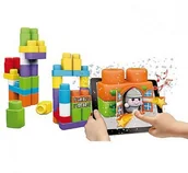 Klocki - Chicco KLOCKI tradycyjne 70 el. - kompatybilne z App Toys 7425 - miniaturka - grafika 1