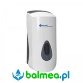 Dozowniki papieru i mydła dla firm - Merida Dozownik mydła w pianie TOP na wkłady z mydłem BALI - tył szary, okienko szare DPB201 - miniaturka - grafika 1