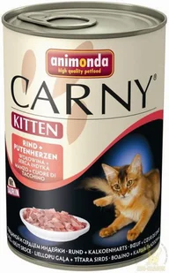 Animonda Carny Carny Kitten Wołowina i serca indyka 400g Pakiet - Mokra karma dla kotów - miniaturka - grafika 2
