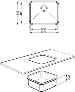 Smeg Alba UM50 - Zlewozmywaki - miniaturka - grafika 2