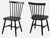 Krzesła - Actona Krzesło Riano czarne - 0000063661 - miniaturka - grafika 1