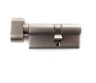 Gerda Wkładka bębenkowa E1 62 36/28 z gałką nikiel - Zamki i wkładki - miniaturka - grafika 2