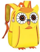 Plecaki szkolne i tornistry - Spokey Plecak neoprenowy Sowa żółty - miniaturka - grafika 1