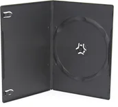 Pudełka i akcesoria na płyty CD - Omega Pudełko DVD 7MM VIDEO BOX ULTRA SLIM 1 BLACK 40182 D1DSS - miniaturka - grafika 1