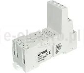 Inne akcesoria elektryczne - Relpol S.A. GZM2-SZARE- Gniazdo wtykowe 857440 - miniaturka - grafika 1