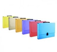 Szkolne artykuły papiernicze - Tadeo Trading Teczka A3 z rączką pastelowa żółta - miniaturka - grafika 1