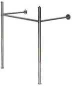 Nogi i stelaże pod umywalki - Duravit Vero Stelaż Do umywalki chrom 0030651000 - miniaturka - grafika 1