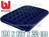 Akcesoria do basenów - Bestway MATERAC WELUROWY +POMPKA DOUBLE 191/137/22cm 67287 - miniaturka - grafika 1