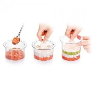 Tescoma Foremki do formowania potraw PRESTO FoodStyle, kółka, 3 szt. 422210 - Formy do ciast - miniaturka - grafika 2