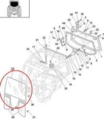Części i akcesoria do maszyn rolniczych - CNH SZYBA PRZEDNIA NIEUCHYLNA 82000296 - miniaturka - grafika 1