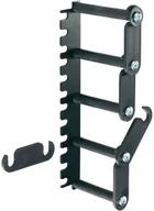 Akcesoria do szaf serwerowych - Rittal Organizer do kabli 7111.224 czarny - miniaturka - grafika 1