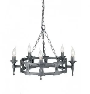 Elstead Lighting SAXON SAX5 BLK/SIL - Lampy sufitowe - miniaturka - grafika 2