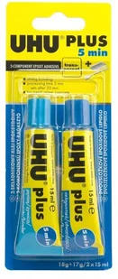 Klej Żywica Epoxydowa UHU Plus 5min 28g - Akcesoria i części modelarskie - miniaturka - grafika 2