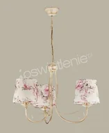 Lampy sufitowe - Jupiter SARA 3 Ecru zwis - Żyrandol/lampa wisząca 3x E27 (max 60W) 1283-SA3 - miniaturka - grafika 1