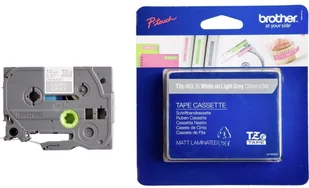 Brother strefadrukarek.pl Taśma TZe-MQL35 12mm x 5m jasnoszara biały nadruk - zamiennik | OSZCZĘDZAJ DO 80% - ZADZWOŃ! PROMOCJA! TZE-MQL35 - Etykiety do drukarek - miniaturka - grafika 5