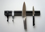 Akcesoria do sztućców - Bisbell Listwa magnetyczna Bisichef 350 mm czarna B44X35 - miniaturka - grafika 1