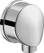 Akcesoria do armatury i ceramiki - Hansa VANTIS Złącze kątowe ścienne 1/2 z zaworem zwrotnym chrom (52520100) - miniaturka - grafika 1