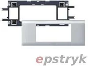 Kanały kablowe - Legrand DLP Uchwyt do osprzętu Mosaic 65mm 2 moduły Alu, 011202, - miniaturka - grafika 1